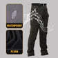IX7 Tactical Cargo Pants - Winter Fleece Lined Multi-Pocket Waterproof Trousers