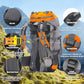 LIXADA 60L Waterproof Hiking Backpack with Rain Cover