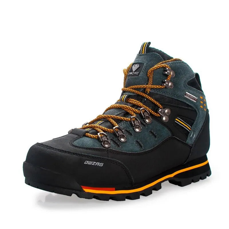 Men's Waterproof Hiking Boots - Breathable Outdoor Mountain Climbing Shoes