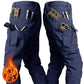 IX7 Tactical Cargo Pants - Winter Fleece Lined Multi-Pocket Waterproof Trousers