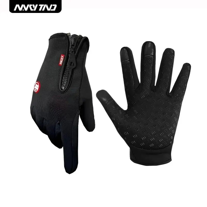 Winter Touchscreen Ski Gloves - Waterproof Thermal Fleece Lined