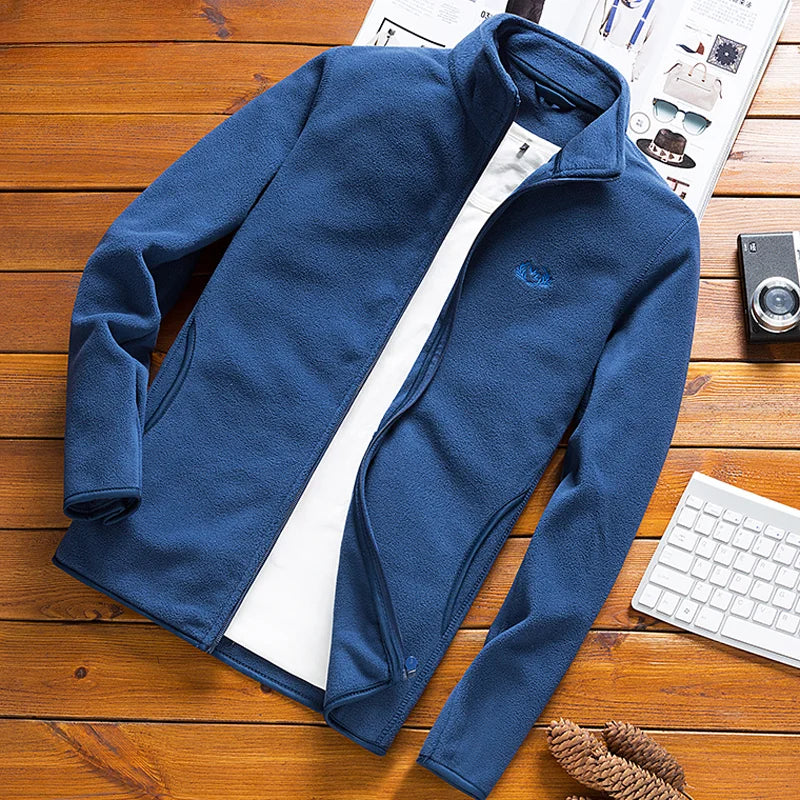 Men's Tactical Softshell Jacket - Windbreaker Fleece Outdoor Coat