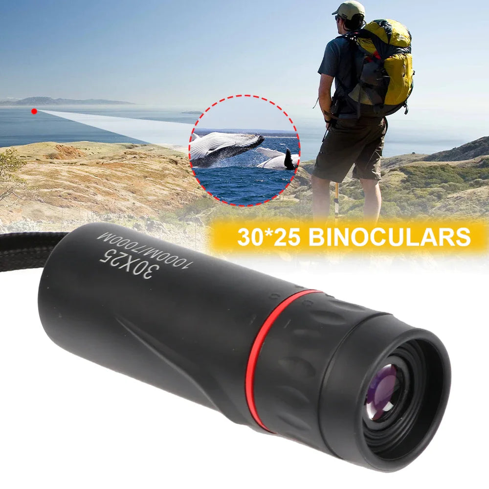 Professional 30x25 HD Monocular Telescope with BAK4 Prism