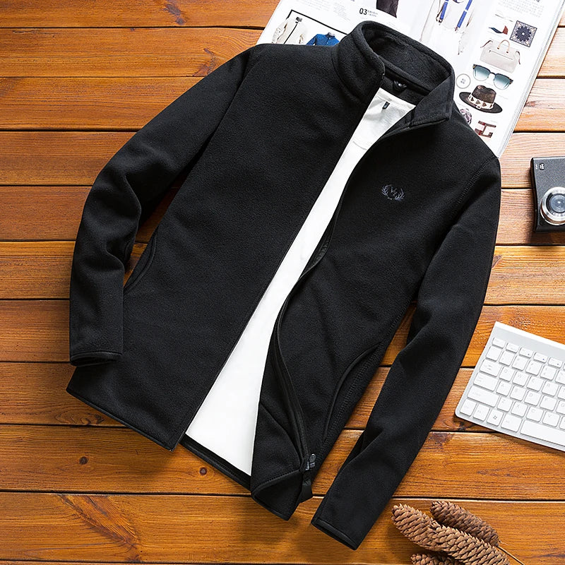 Men's Tactical Softshell Jacket - Windbreaker Fleece Outdoor Coat