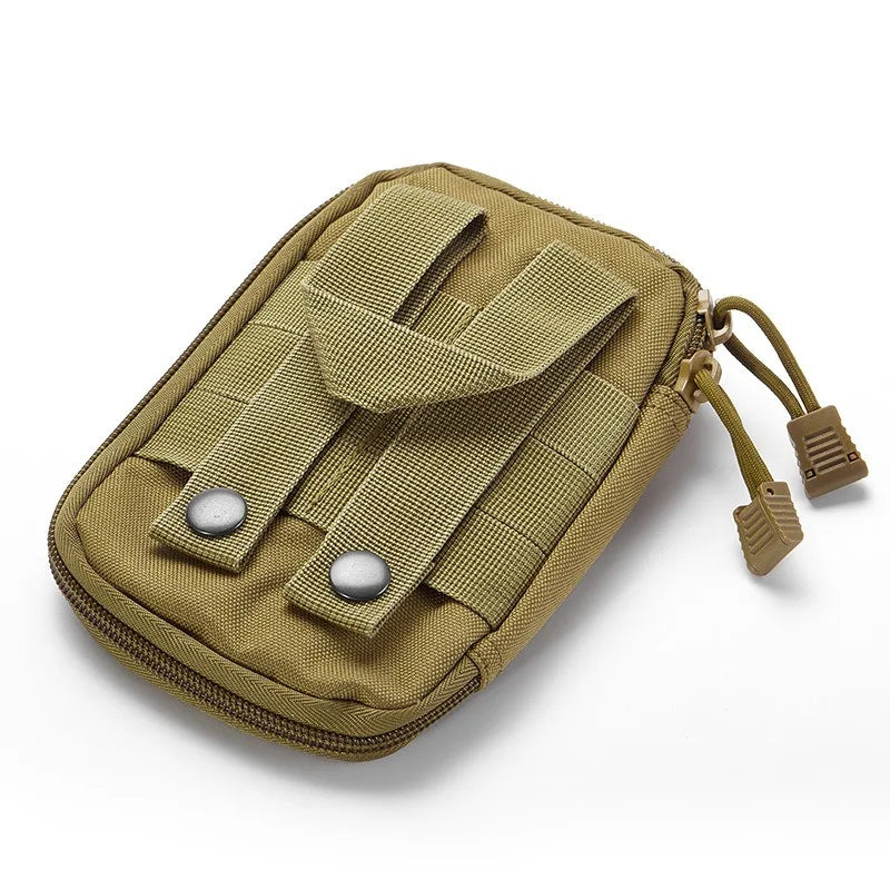 Tactical MOLLE First Aid Kit - Compact Emergency Medical Bag for Outdoor & Survival