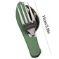 Foldable Camping Utensil Set - Stainless Steel Multi-Tool