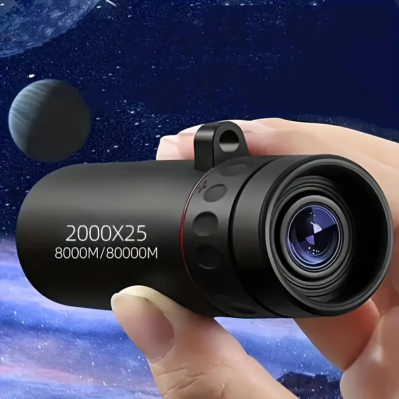 HD Monocular Telescope - 8-10x Magnification with 22mm Objective Lens