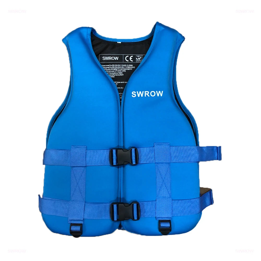 Adult Neoprene Life Jacket - Professional Water Sports Safety Vest