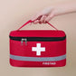 Portable First Aid Kit - Large Capacity Medical Storage Organizer