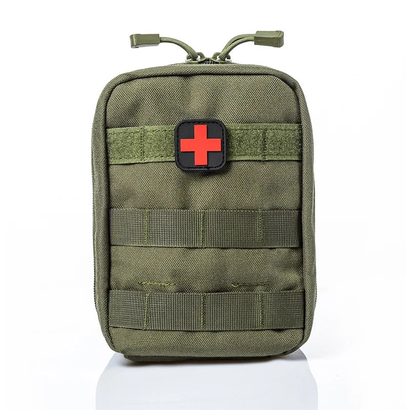 Tactical First Aid Kit - Large Capacity Emergency Medical Bag with MOLLE System