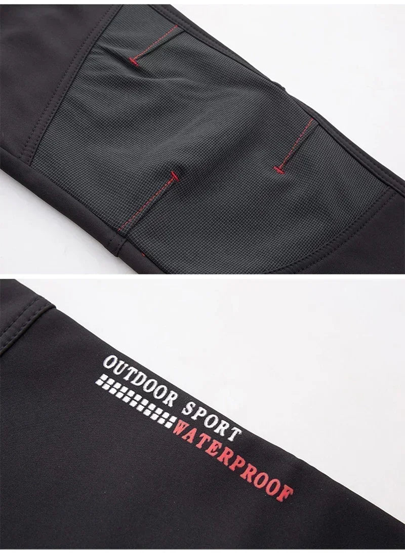 Men's Winter Fleece-Lined Tactical Pants