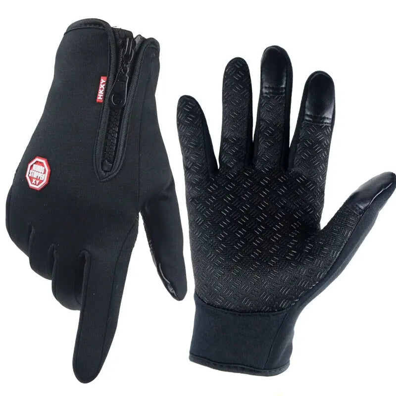 Winter Touchscreen Ski Gloves - Waterproof Thermal Fleece Lined
