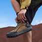 Camel Men's Waterproof Hiking Boots - Genuine Leather Tactical Outdoor Shoes
