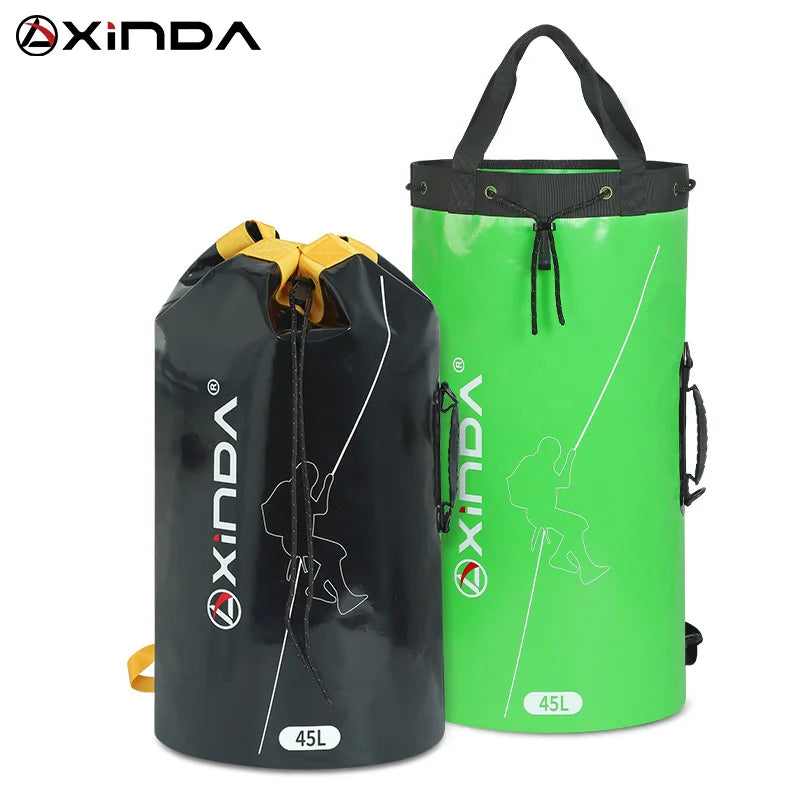 XINDA Rock Climbing Rope Bag - 55L Professional Rescue Equipment Backpack
