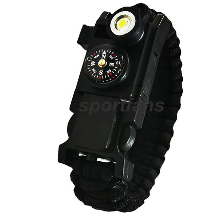 LED Paracord Survival Bracelet - Waterproof Emergency 550 Parachute Cord