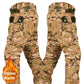 IX7 Tactical Cargo Pants - Winter Fleece Lined Multi-Pocket Waterproof Trousers