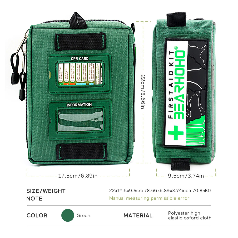 165-Piece Professional First Aid Kit with Emergency Medical Supplies
