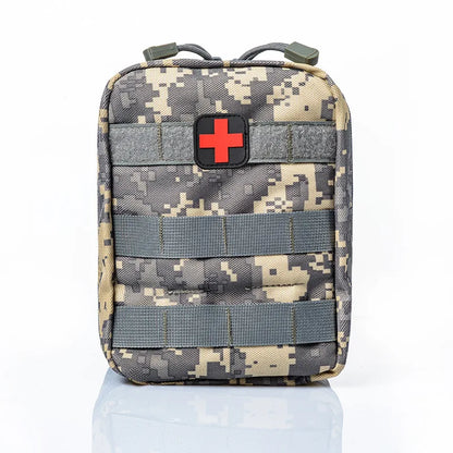 Tactical First Aid Kit - Large Capacity Emergency Medical Bag with MOLLE System