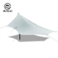 Aricxi Ultra Light Tarp - 15D Silicone Nylon Butterfly Shelter (4m x 3m)