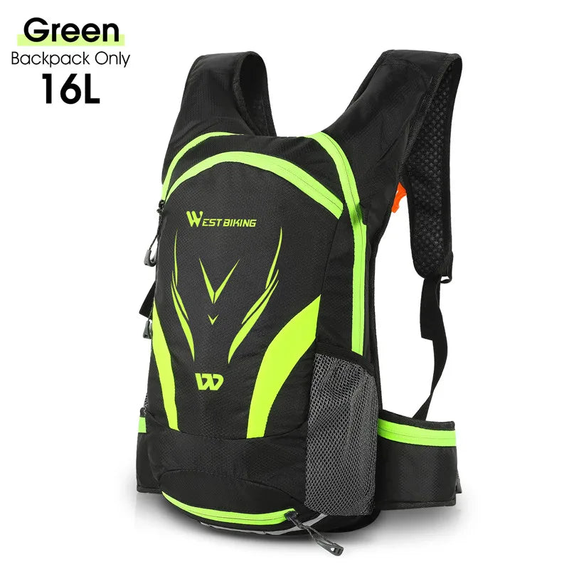 West Biking 16L Cycling Hydration Backpack - Waterproof Hiking & Mountain Biking Pack