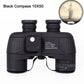 Professional Marine Binoculars 10x50 with Rangefinder & Compass - IPX7 Waterproof