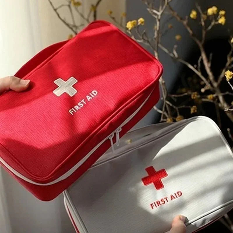 Professional Empty First Aid Kit - Large Portable Emergency Medical Bag
