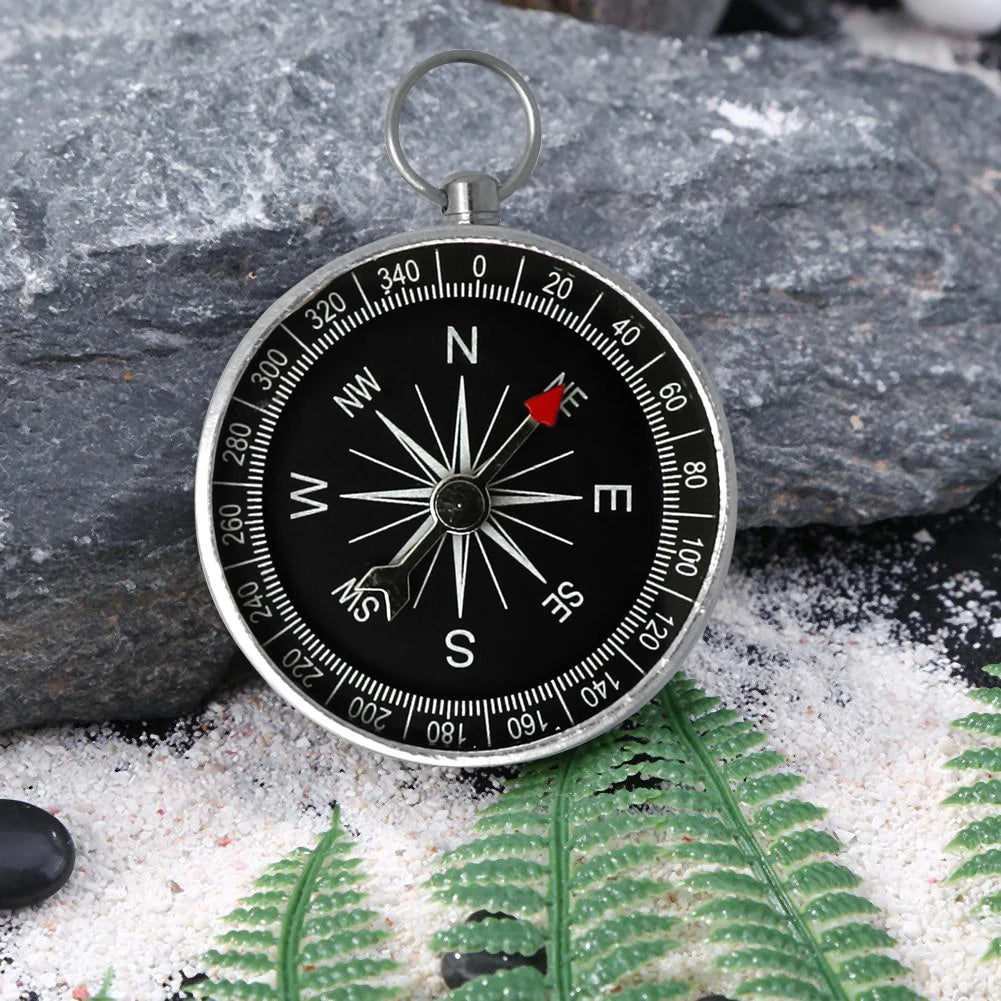 Shunmaii Aluminum Pocket Compass - Portable Navigation Tool for Hiking & Camping