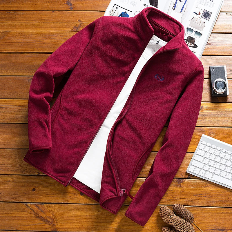 Men's Tactical Softshell Jacket - Windbreaker Fleece Outdoor Coat