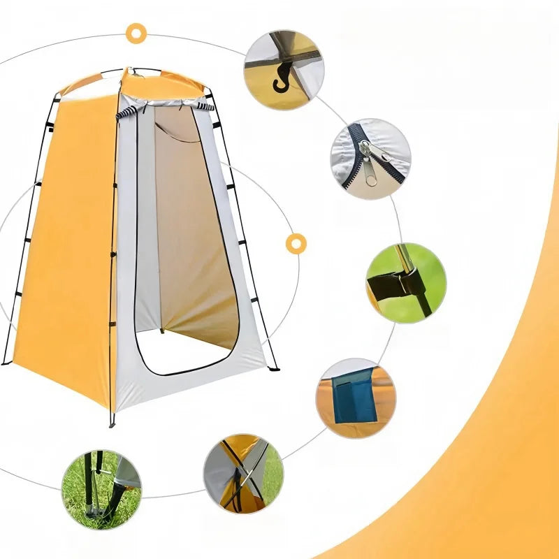 Portable Pop-Up Privacy Tent - UV Protection Shelter for Camping & Outdoor Activities