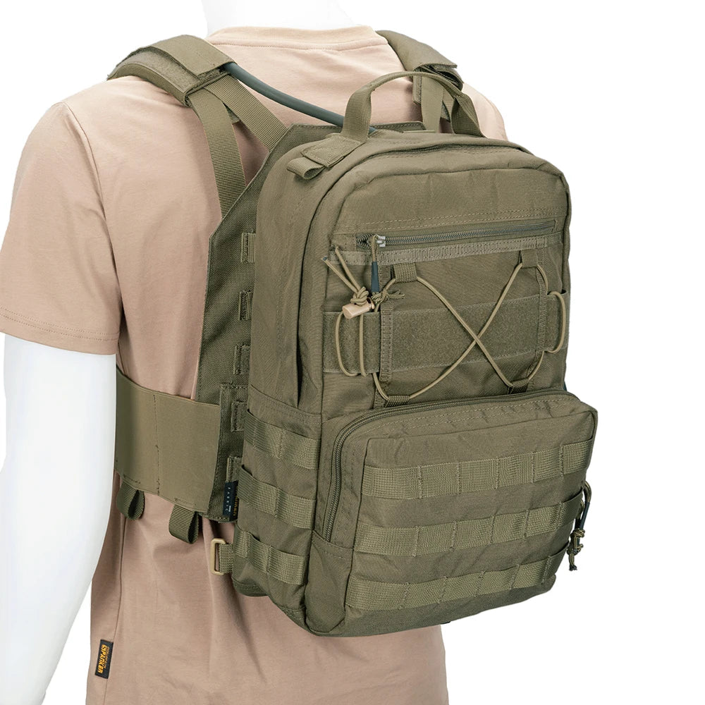 Elite Tactical Hydration Backpack - 15L Military Grade Outdoor Pack