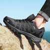 HIKEUP Men's Waterproof Hiking Shoes - Breathable Outdoor Trekking Boots