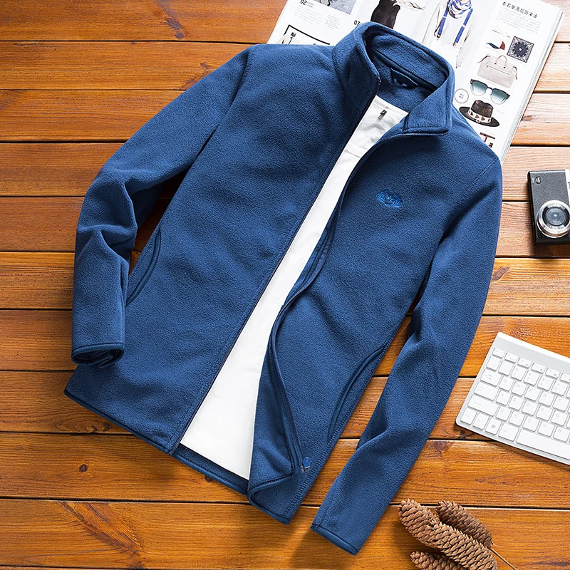 Men's Tactical Softshell Jacket - Windbreaker Fleece Outdoor Coat
