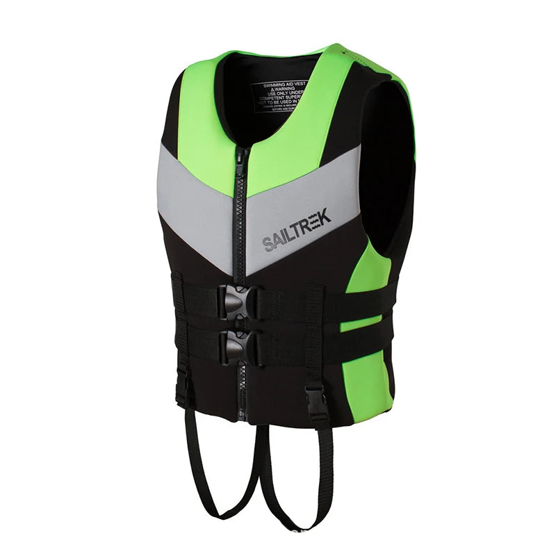 Adult Neoprene Life Jacket - Professional Water Sports Safety Vest