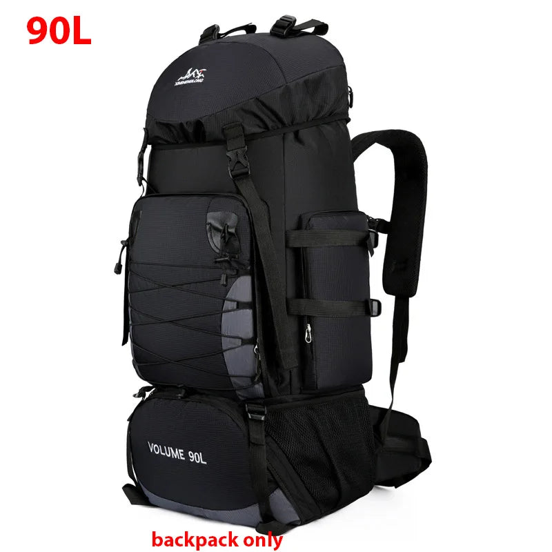 90L Military Tactical Backpack - Large Capacity Hiking & Camping Rucksack