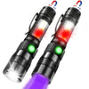 3-in-1 Professional LED Flashlight with UV Light & Magnetic Base - 1200 Lumens