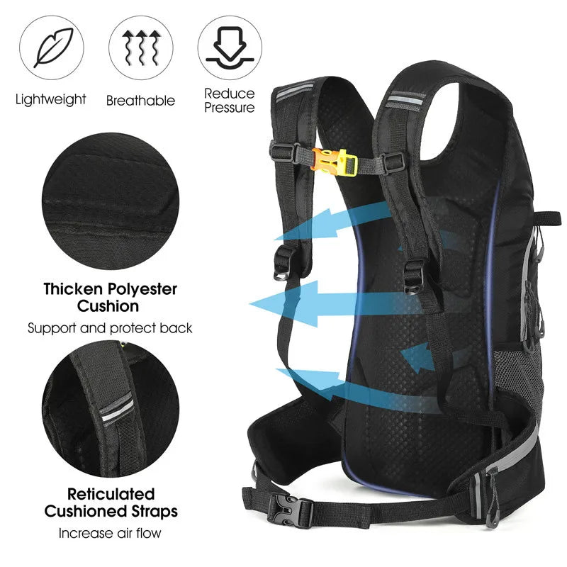 West Biking 16L Cycling Hydration Backpack - Waterproof Hiking & Mountain Biking Pack