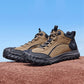 Camel Men's Waterproof Hiking Boots - Genuine Leather Tactical Outdoor Shoes
