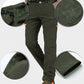 Men's Fleece-Lined Cargo Pants - Winter Thermal Tactical Trousers