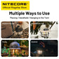 NITECORE LR40 Rechargeable Camping Lantern - 100 Lumens LED Light with Power Bank