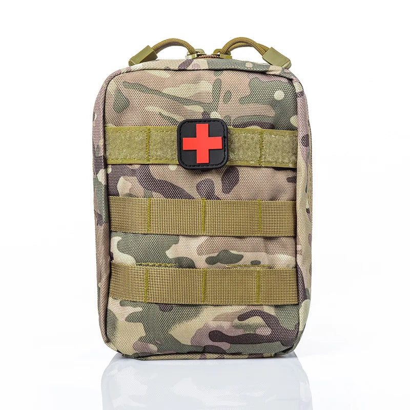 Tactical First Aid Kit - Large Capacity Emergency Medical Bag with MOLLE System