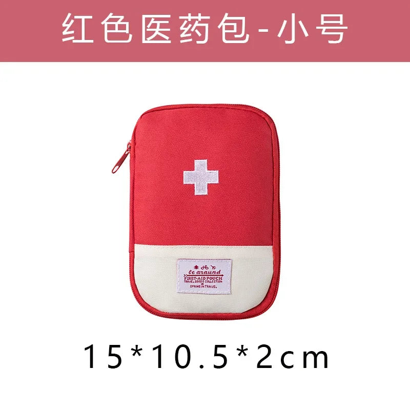Portable First Aid Kit - Compact Medical Organizer for Travel & Home