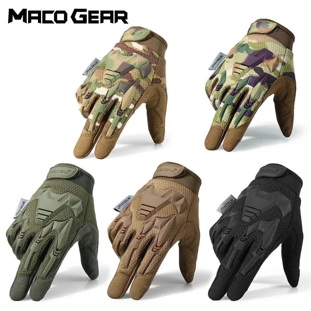 Professional Tactical Full Finger Gloves - Multi-Purpose Combat & Outdoor Gear