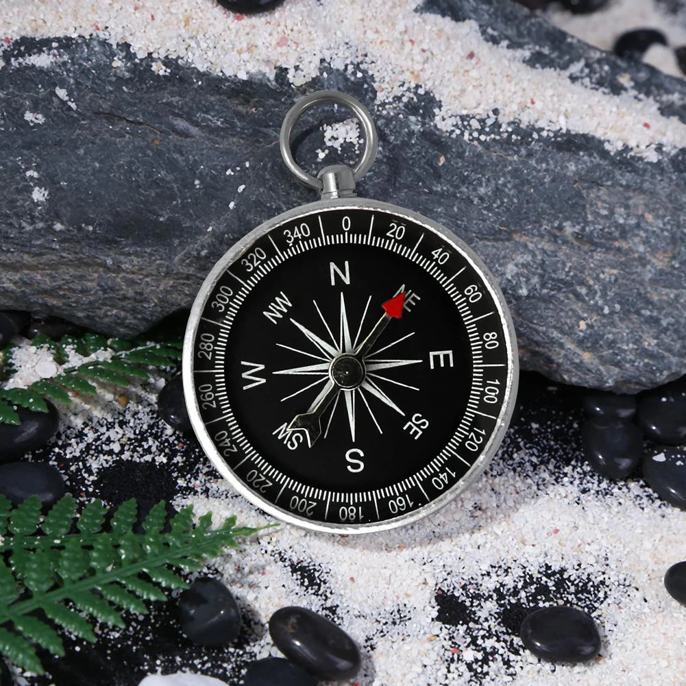 Shunmaii Aluminum Pocket Compass - Portable Navigation Tool for Hiking & Camping