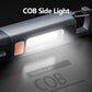 Smiling Shark SD1023 Rechargeable LED Flashlight - Waterproof Zoomable Camping Torch