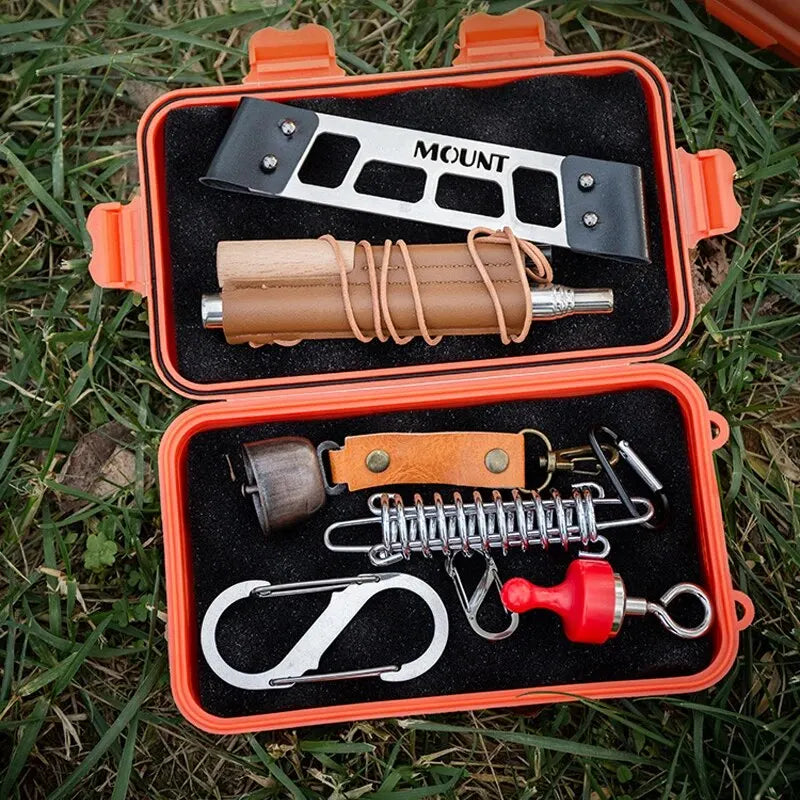 Compact Waterproof EDC Survival Storage Box