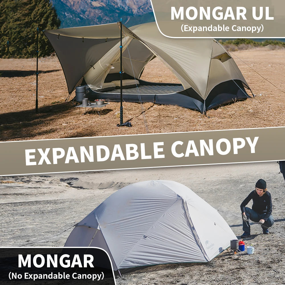 Naturehike Mongar UL PRO 2-Person Ultralight Camping Tent