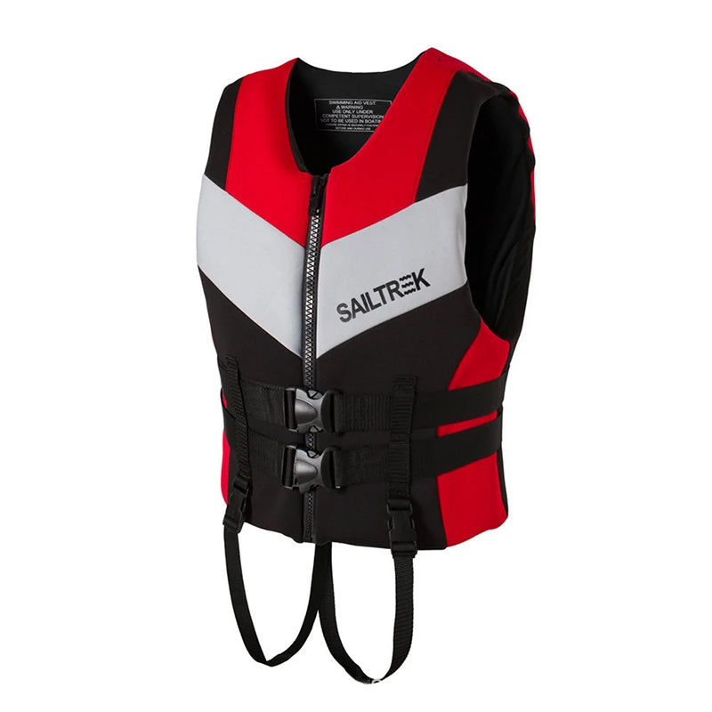 Adult Neoprene Life Jacket - Professional Water Sports Safety Vest