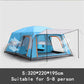 Family Camping Tent - 5-8 Person Double Layer Waterproof Shelter