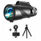 Professional HD Monocular Telescope 80x100 - High Power Zoom with Tripod & Phone Adapter