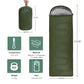 PACOONE 4-Season Camping Sleeping Bag - Lightweight Winter Envelope Design